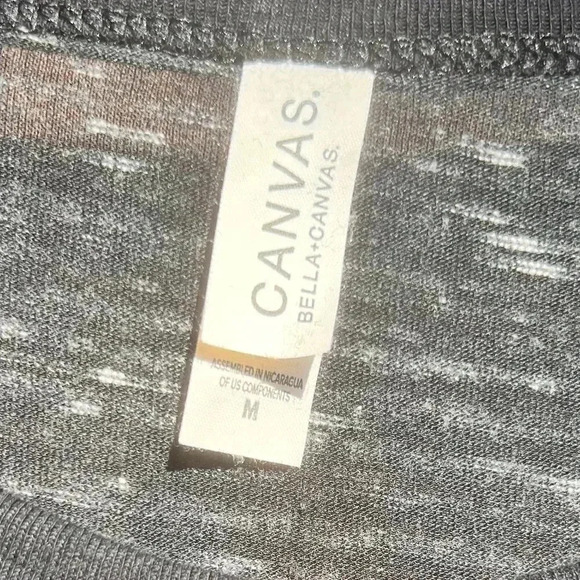 🤑 Super Cute Baseball Style Charcoal Black Quarter Sleeve Tee - Picture 6 of 8